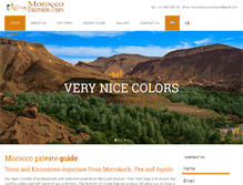 Tablet Screenshot of morocco-excursion-tours.com